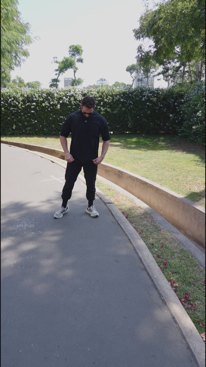 Polo Oversize | Anarchy | Negro