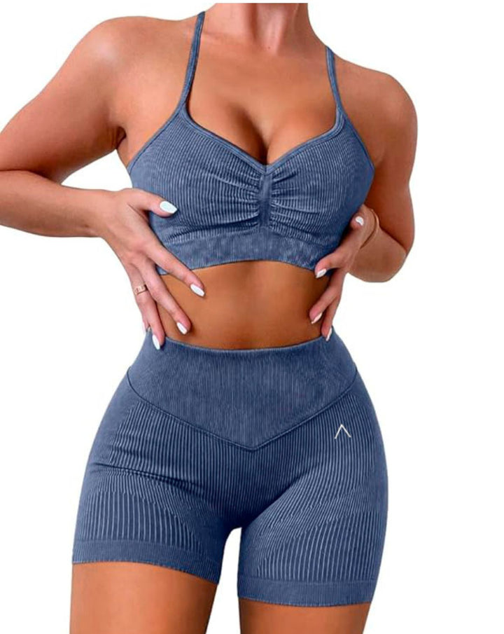Workout Set | Wash Navy