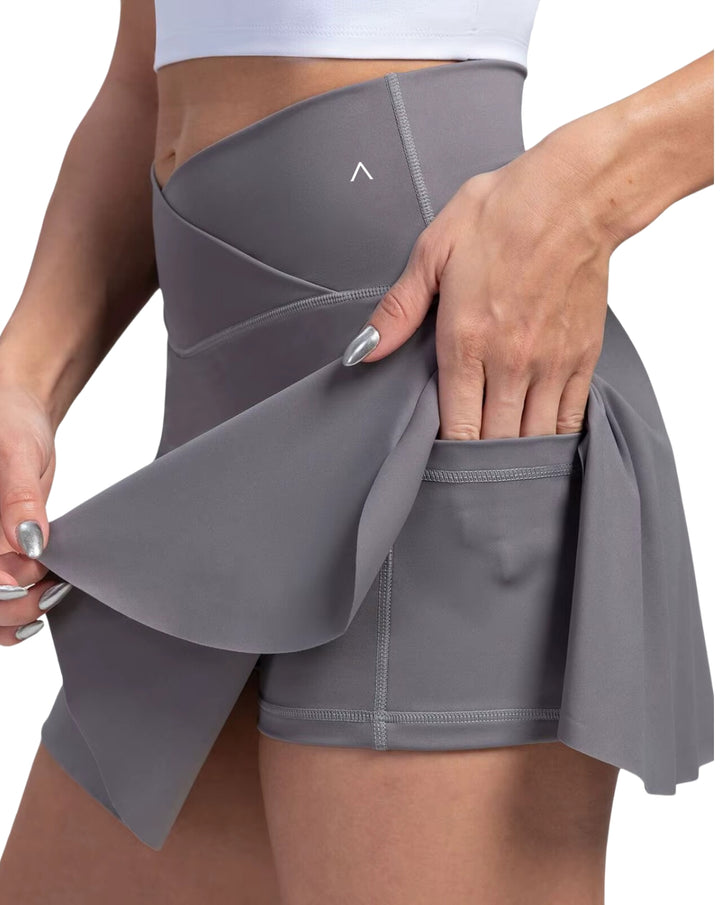 Falda deportiva con shorts integrados Mujer - Ropa deportiva mujer - Alphafit Peru