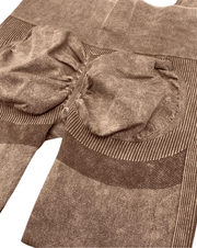 Push Up Leggings | Scrunch | Washed Coffe