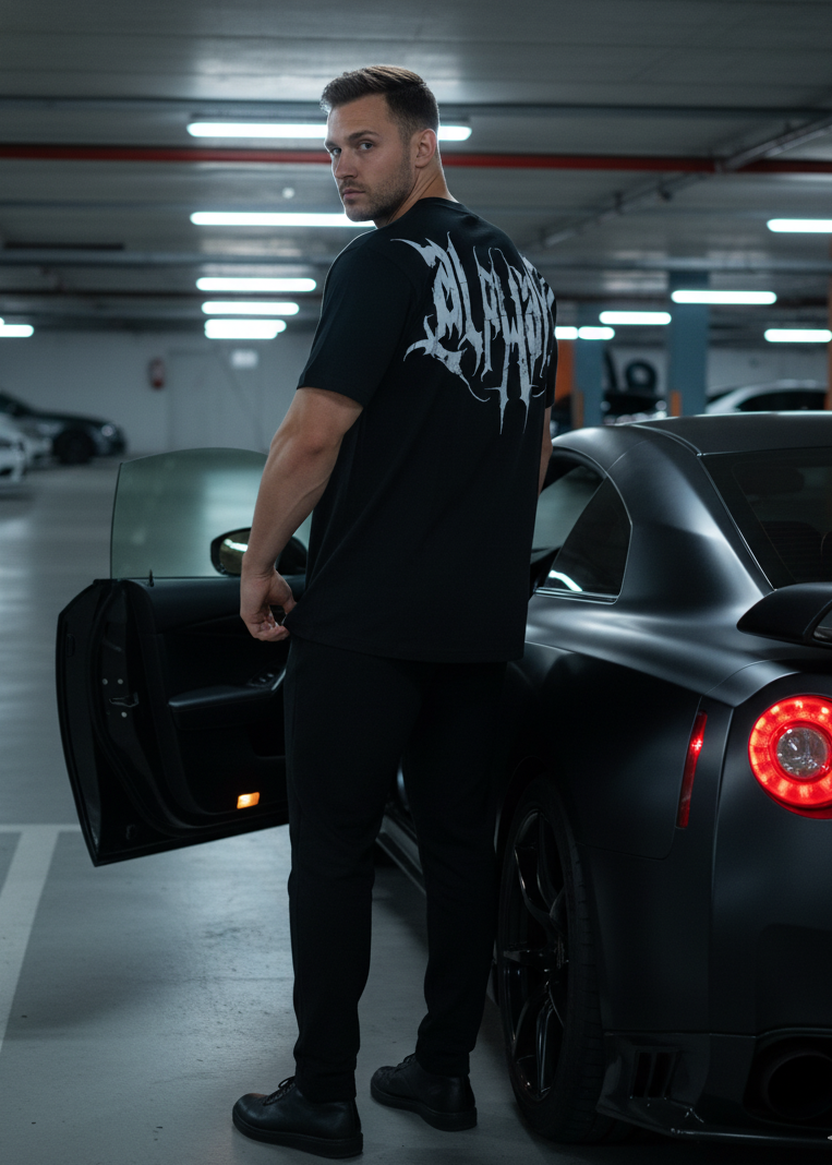 Polo Oversize | Chaos | Negro