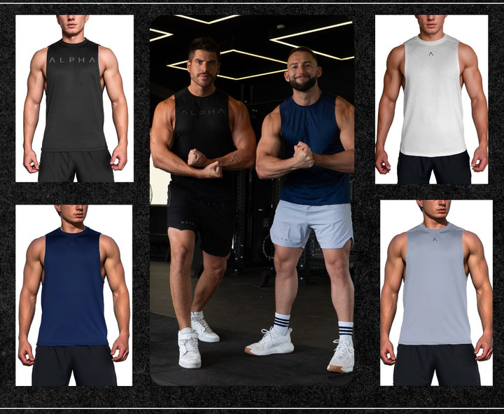 Muscle Tank | Bividi Running | Alpha Negro