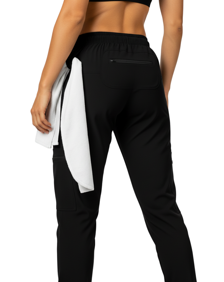 Cargo Running Joggers | Negro Unisex