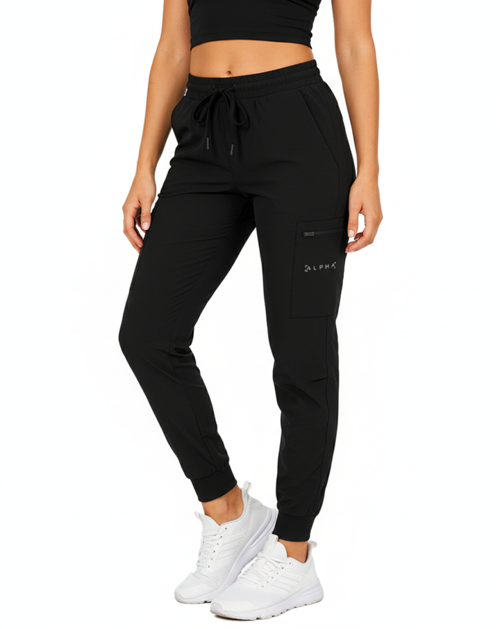 Cargo Running Joggers | Negro Unisex