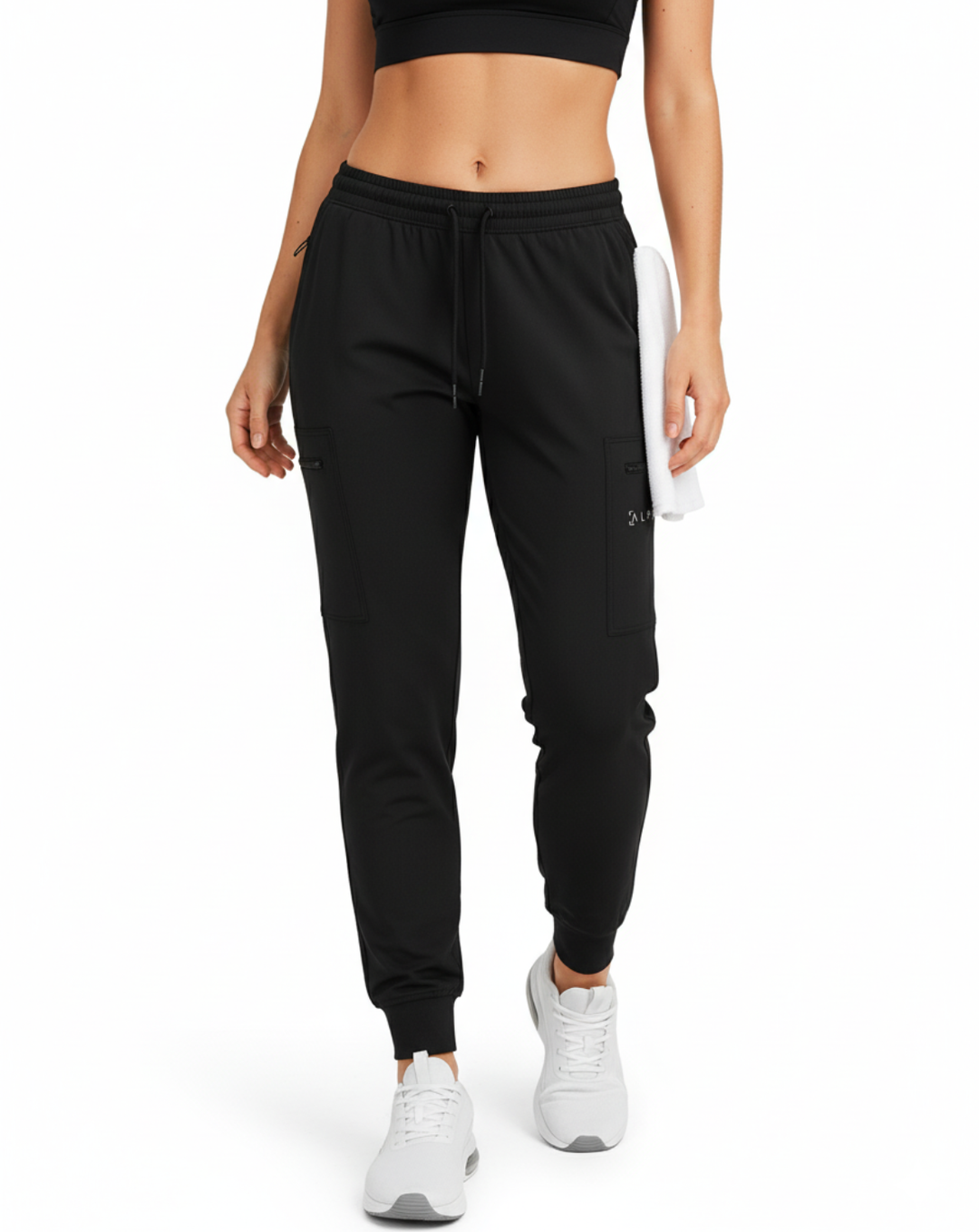 Cargo Running Joggers | Negro Unisex