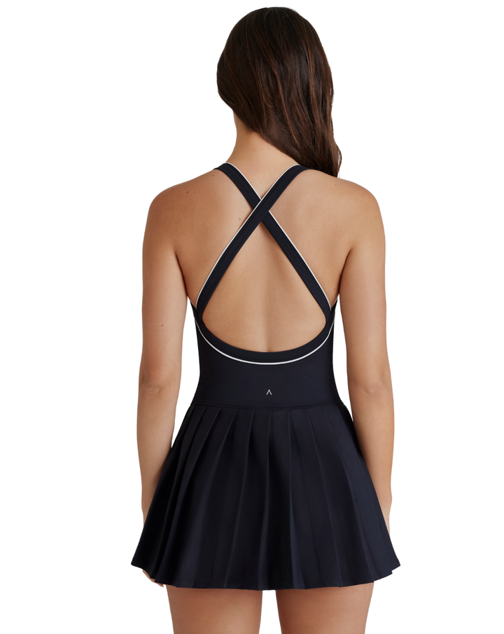 Active tennis dress black