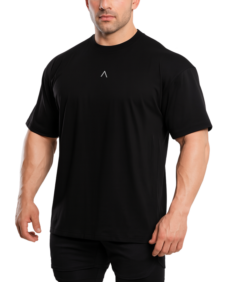 Polo Oversize | AF LIFTING CLUB | Negro