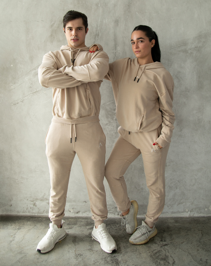 Essential Hoodie | Wash Beige | Unisex