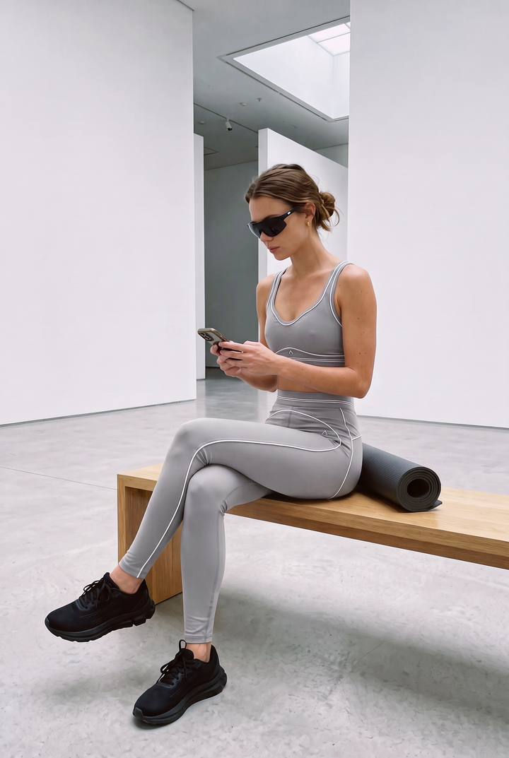 Air Set Grey - Set Deportivo Mujer - Ropa deportiva mujer - Alphafit
