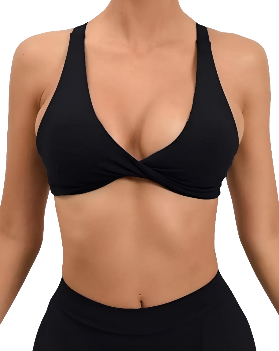 Twist Bra | Negro