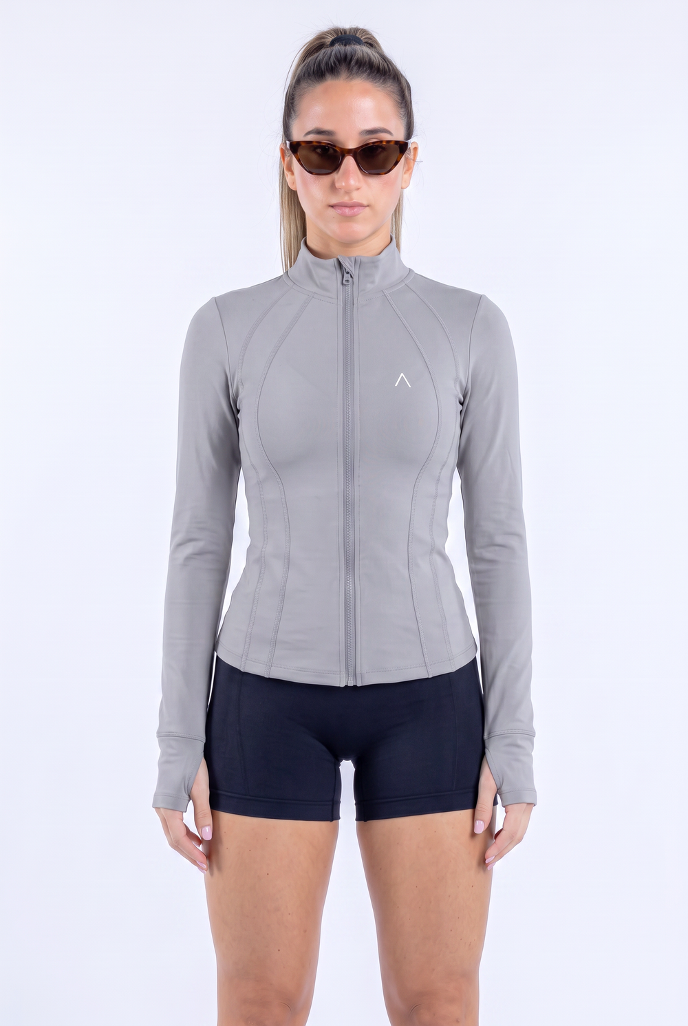 Soul Jacket Grey - casaca deportiva mujer - Ropa deportiva mujer -Alphafit
