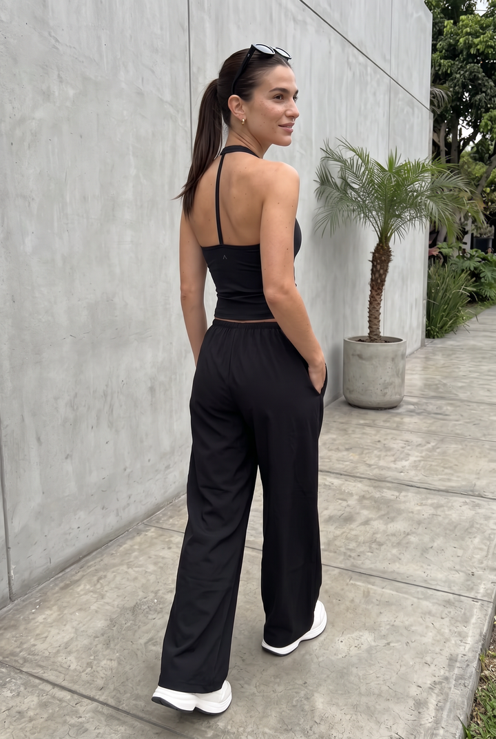Comfy Set Oversize Black - Set Deportivo Mujer - Ropa deportiva mujer - Alphafit