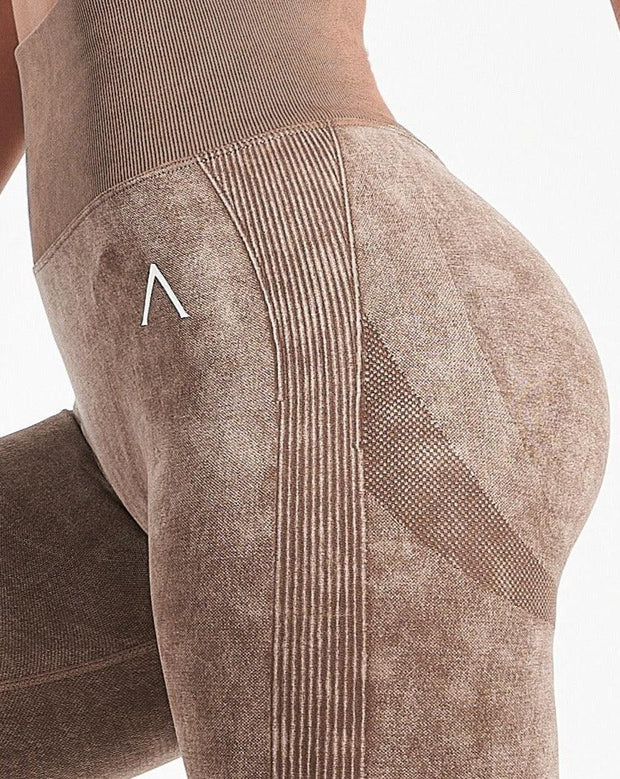 Push Up Leggings | Scrunch | Washed Coffe