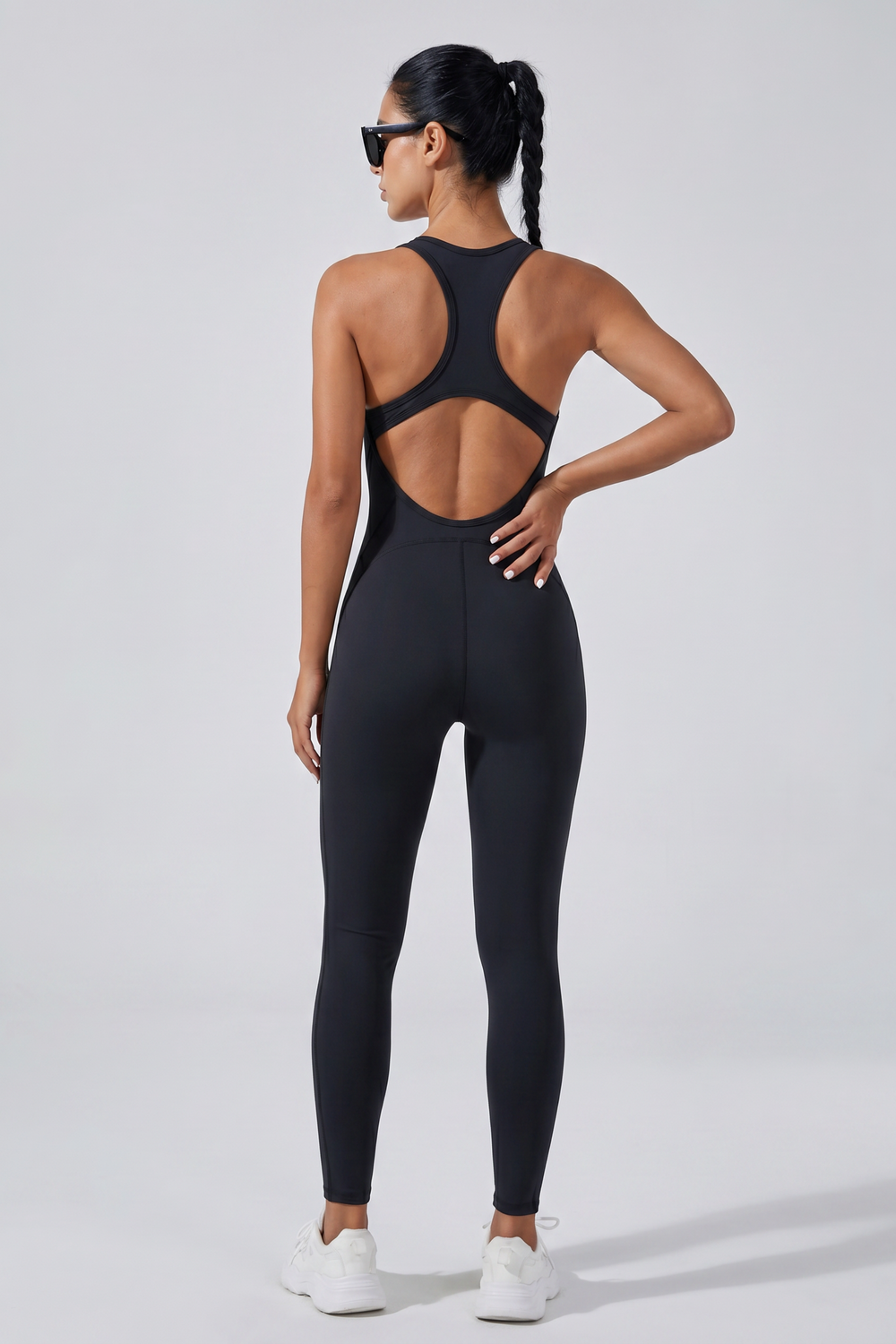 Dynamic Suit Black - Enterizo deportivo mujer - Ropa deportiva mujer -Alphafit