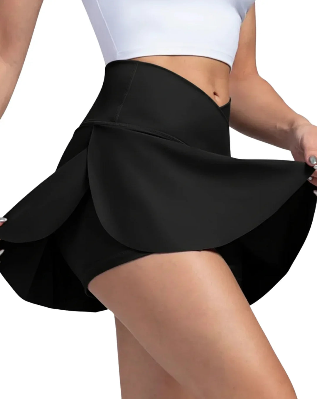 Falda deportiva con shorts integrados Mujer - Ropa deportiva mujer - Alphafit Peru