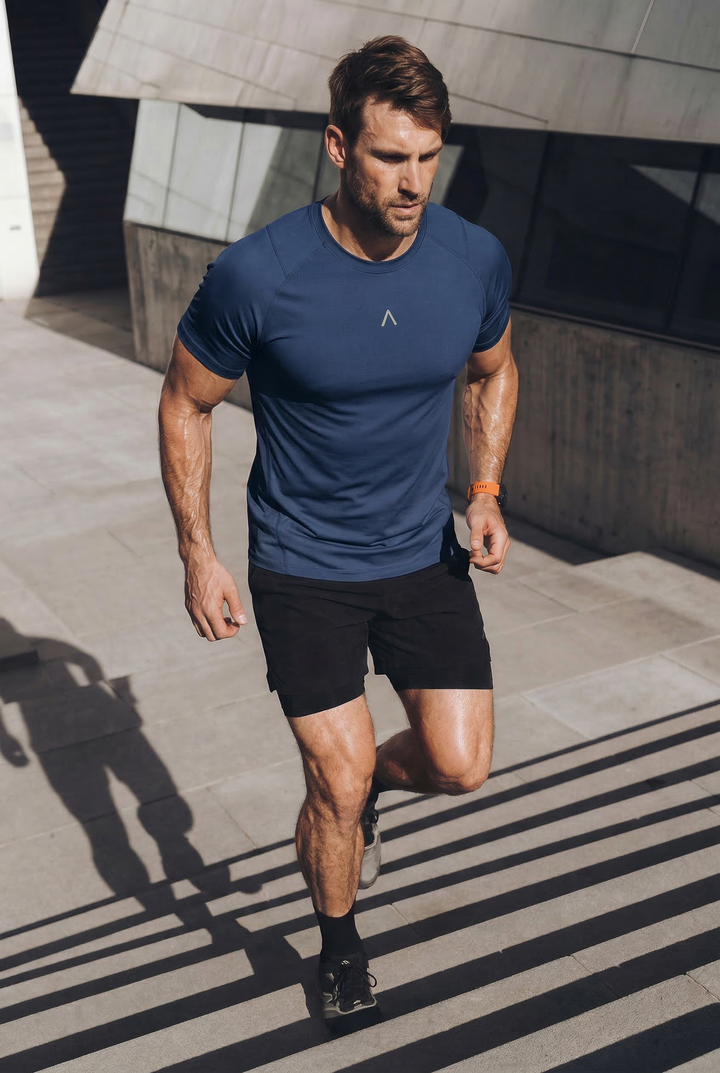 Polo Deportivo Apex Pro compression Navy