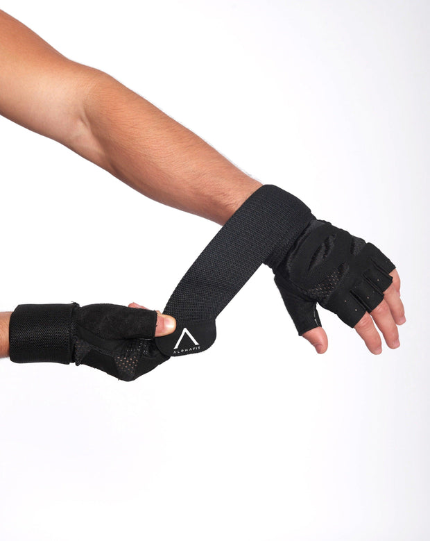 Guantes para Gym con muñequera - Fitness - ALPHA FIT ALPHA FIT