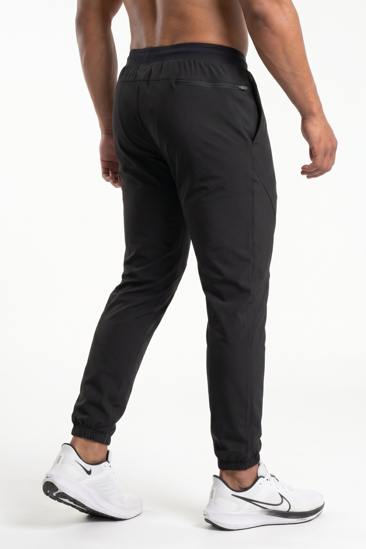 Runtech Jogger Black - Joggers Hombre - Ropa deportiva hombre -Alphafit