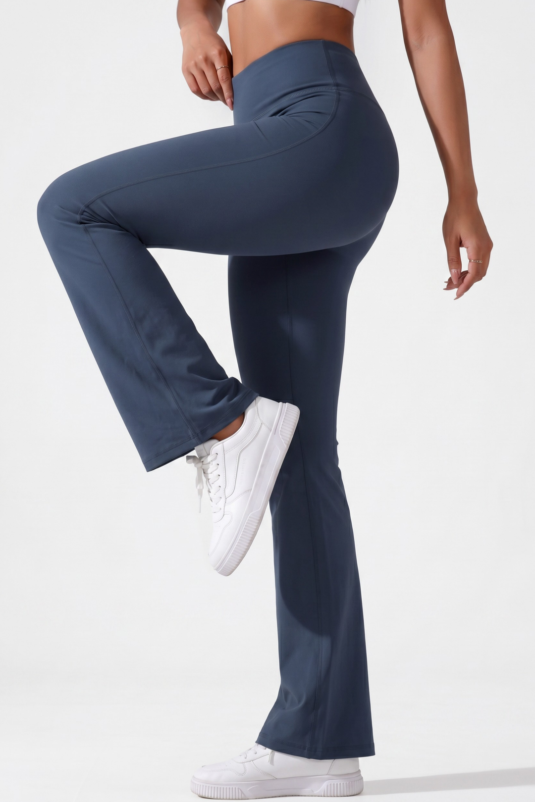 Motion Flare Leggings Navy - Leggings mujer - Ropa deportiva mujer -Alphafit