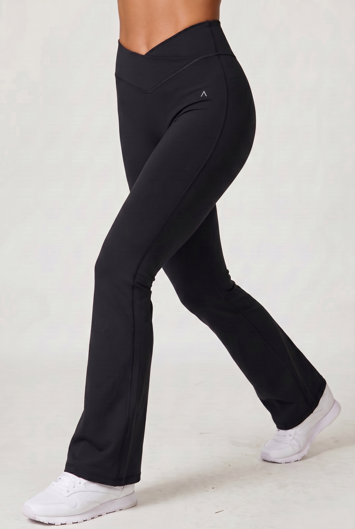 Dynamic Flare Leggings Black - Leggings mujer - Ropa deportiva mujer -Alphafit