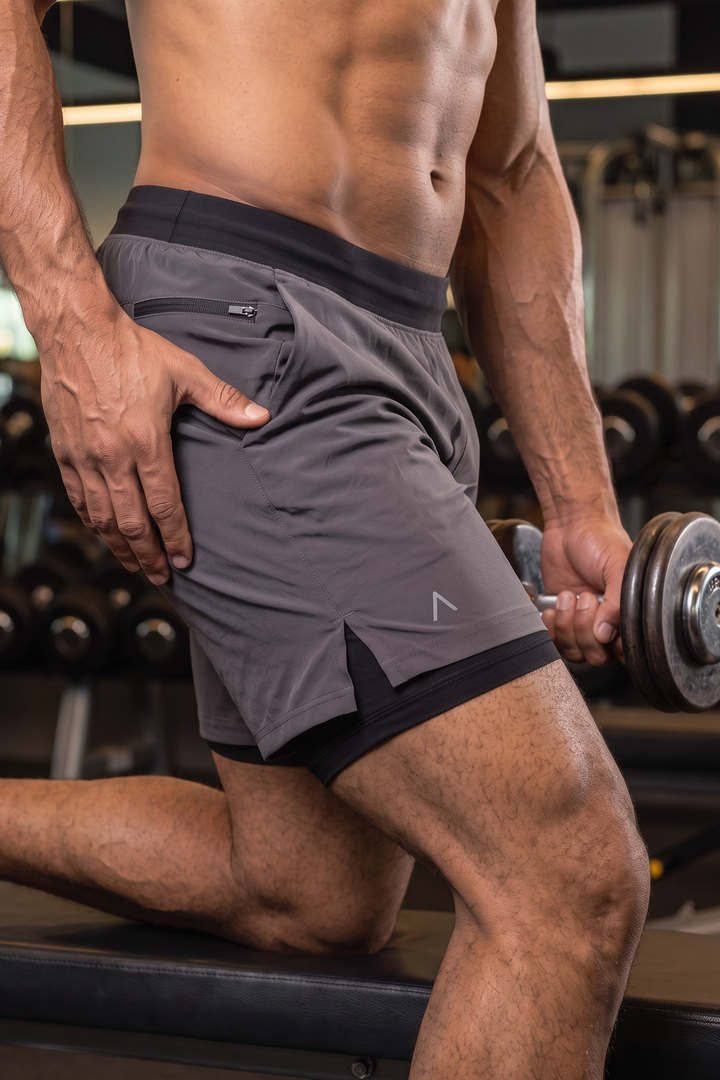 Runtech Short Grey