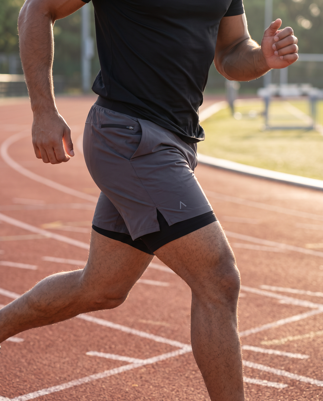 Runtech Short Grey