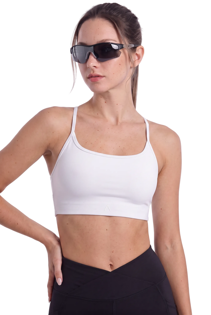 Active bra White