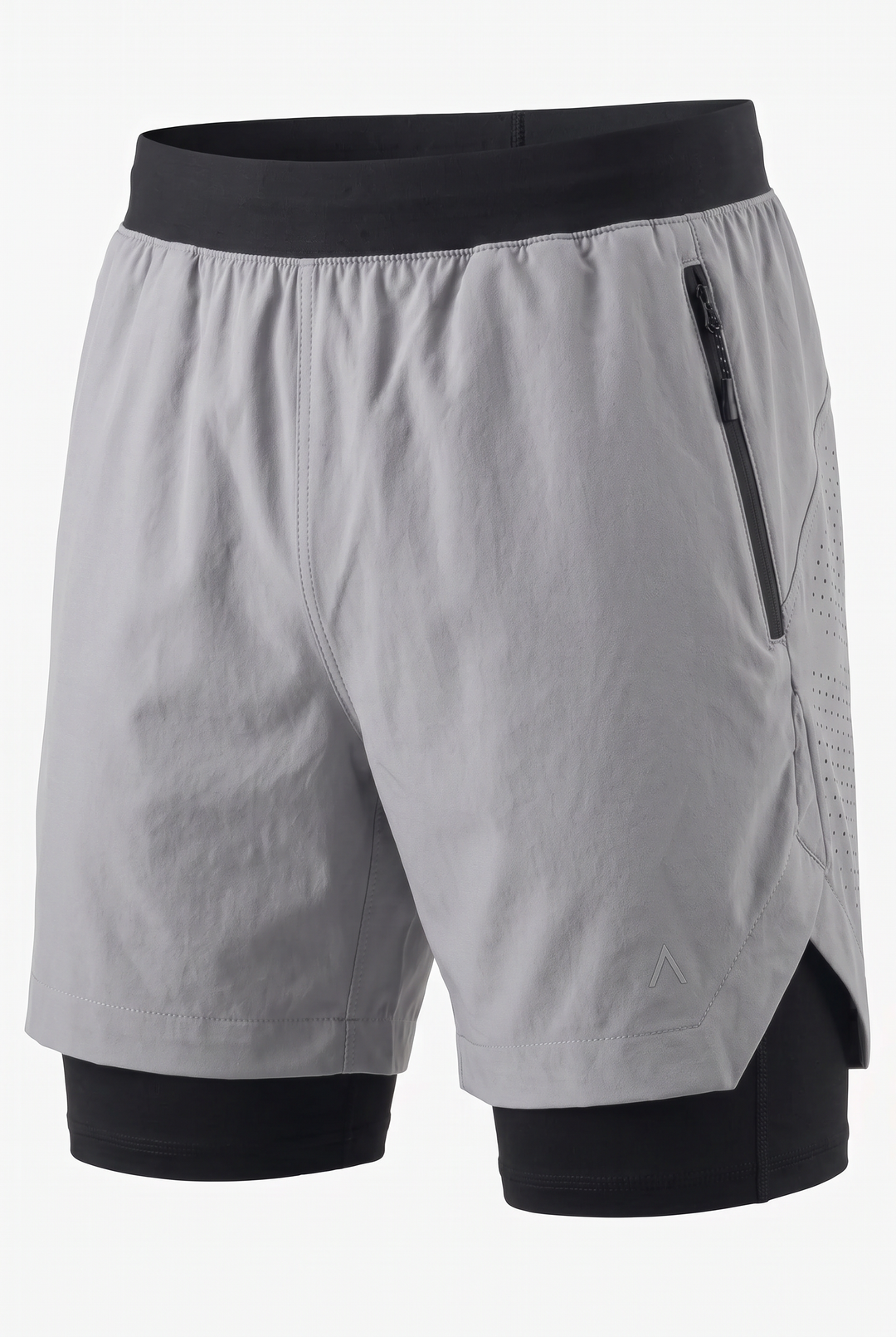 Onyx Short Grey - Short Deportivo Hombre - Ropa deportiva hombre - Alphafit