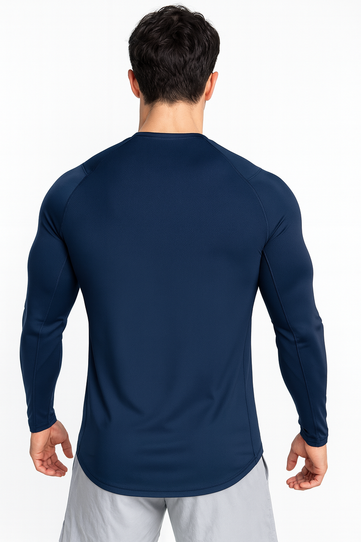 Polo de compresión manga larga hombre - Ropa deportiva hombre - Alphafit Peru