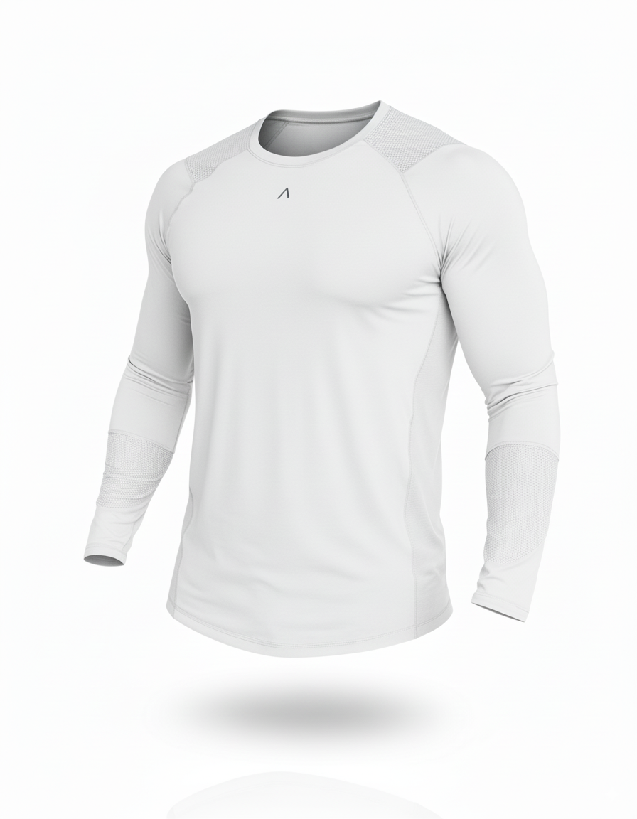 Polo de compresión manga larga hombre - Ropa deportiva hombre - Alphafit Peru