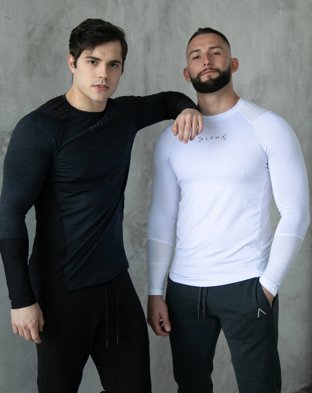 Polo de compresión manga larga hombre - Ropa deportiva hombre - Alphafit Peru