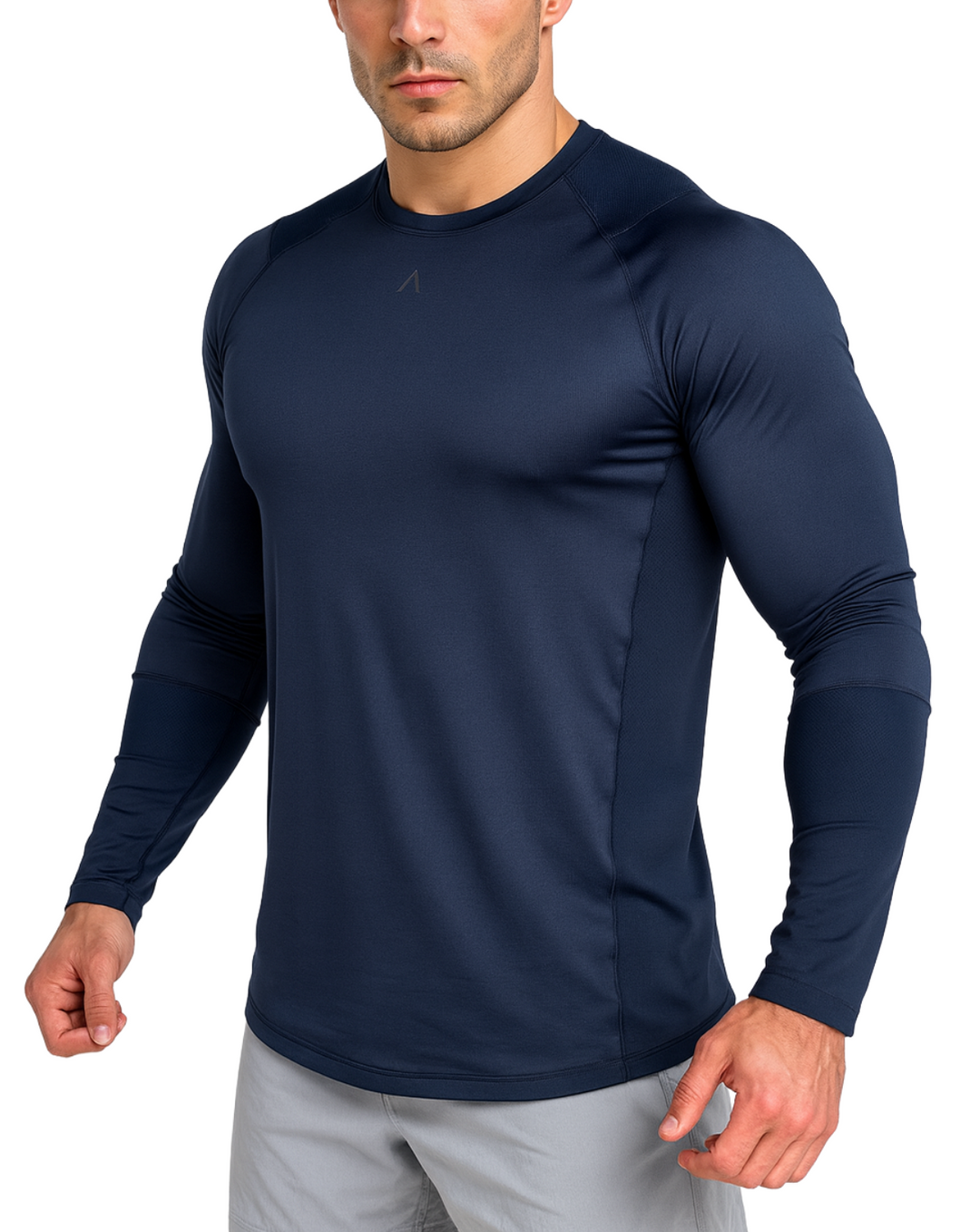 Polo de compresión manga larga hombre - Ropa deportiva hombre - Alphafit Peru