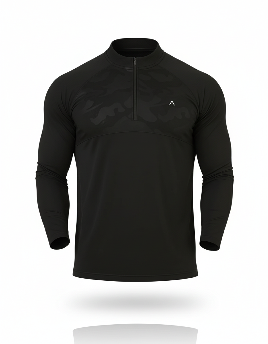Polo de compresión manga larga hombre - Ropa deportiva hombre - Alphafit Peru
