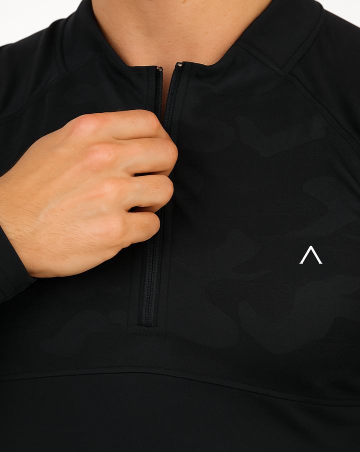 Polo de compresión manga larga hombre - Ropa deportiva hombre - Alphafit Peru