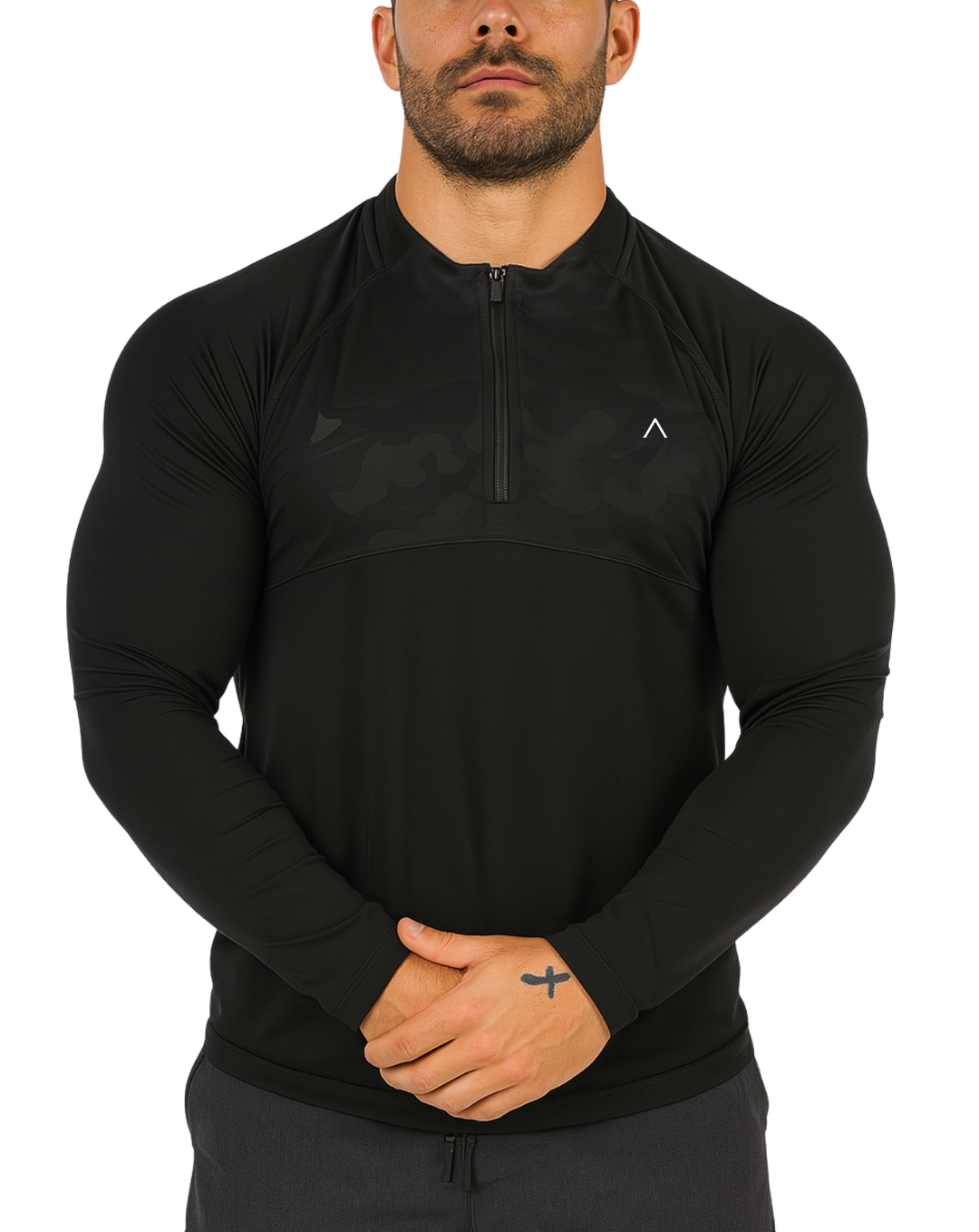 Polo de compresión manga larga hombre - Ropa deportiva hombre - Alphafit Peru