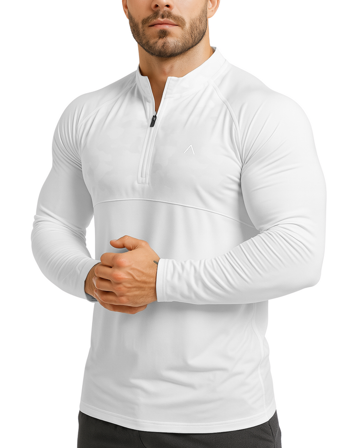 Polo de compresión manga larga hombre - Ropa deportiva hombre - Alphafit Peru