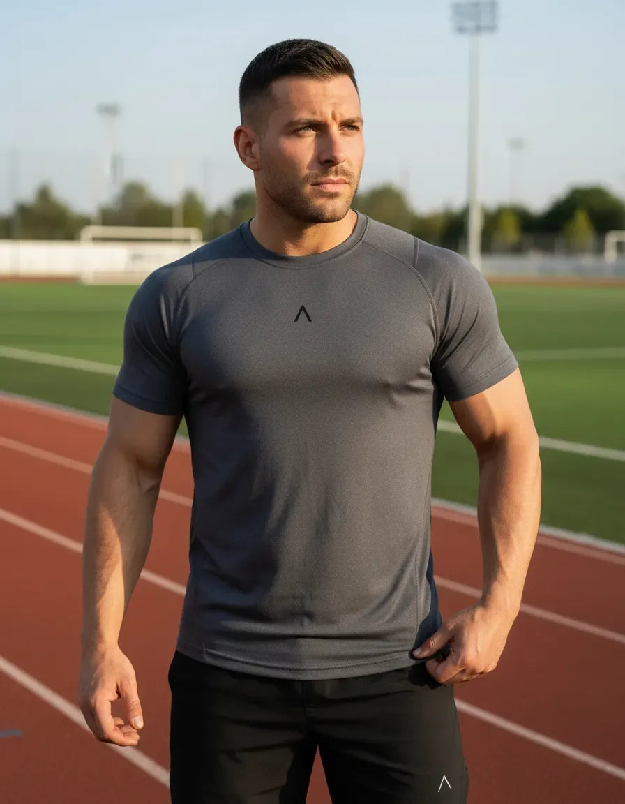 Polo deportivo hombre manga corta - Ropa deportiva hombre - Ropa deportiva - Alphafit