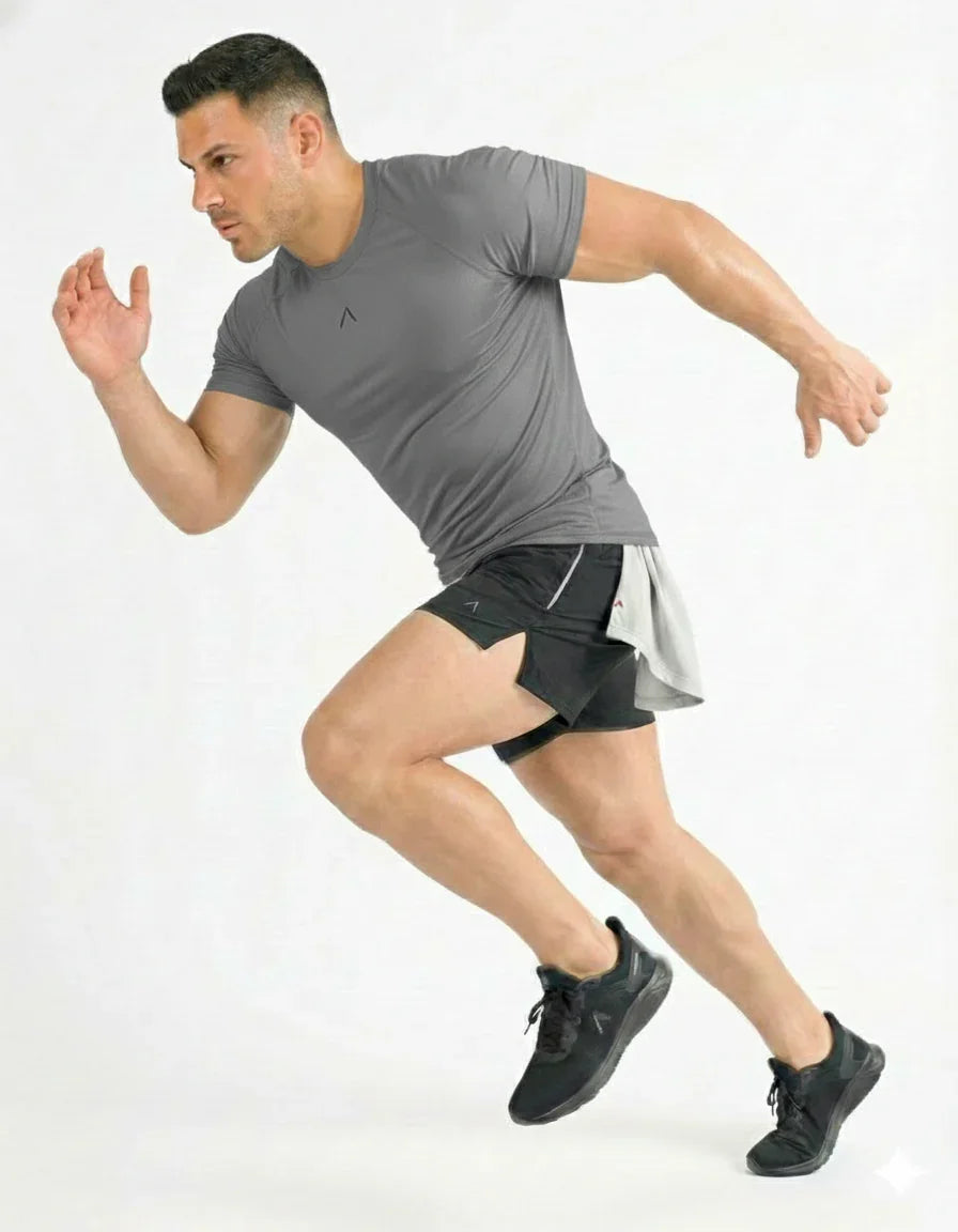 Polo deportivo hombre manga corta - Ropa deportiva hombre - Ropa deportiva - Alphafit