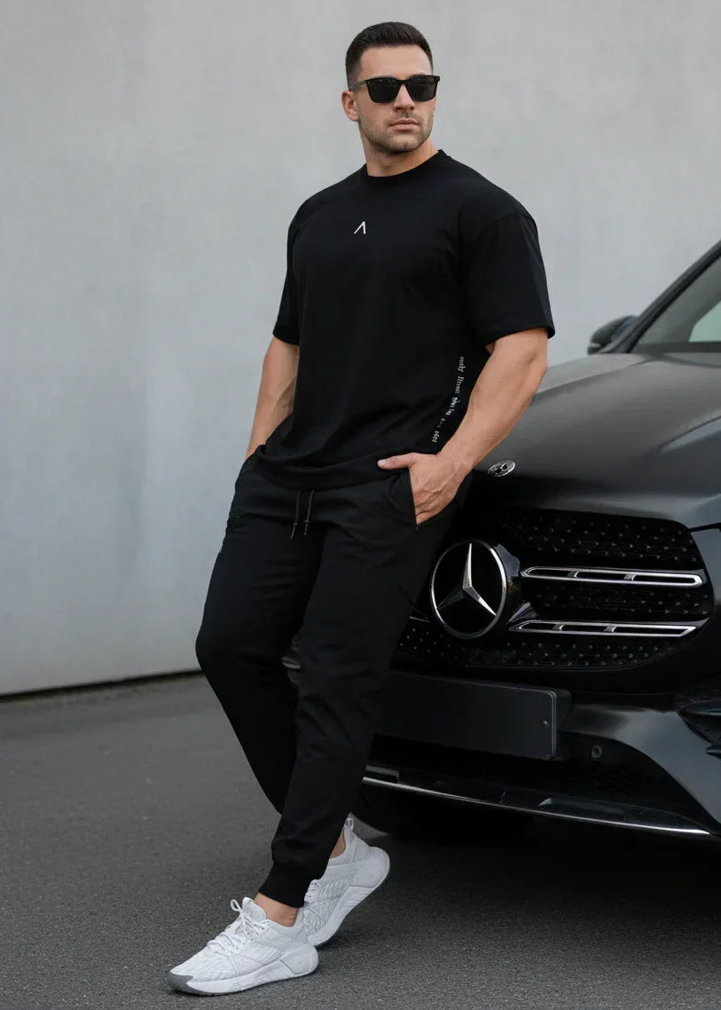 Core set all black - conjuntos hombre - Ropa deportiva hombre -Alphafit
