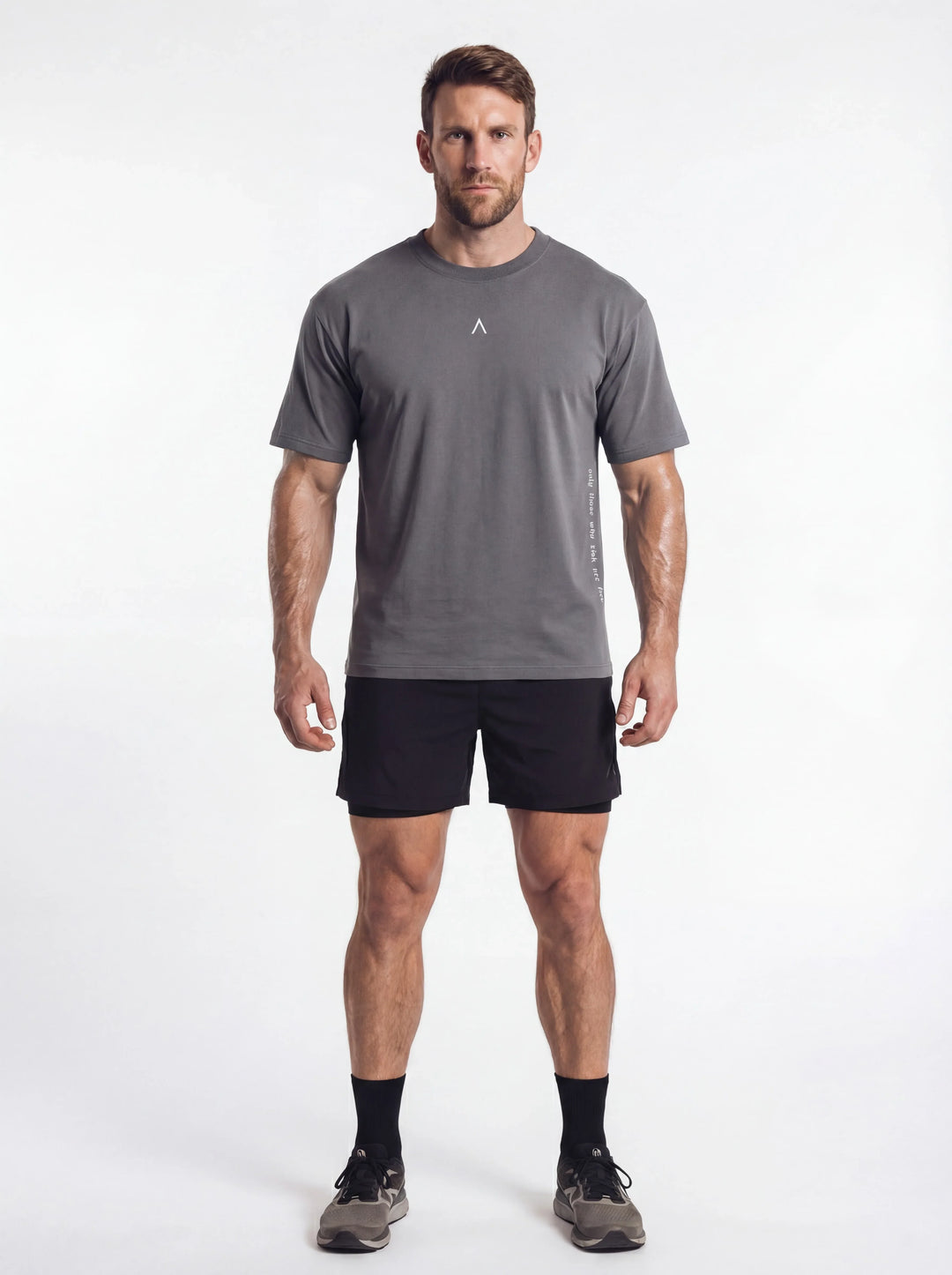 Polo Oversize Grey - Polo Oversize hombre - Ropa deportiva hombre -Alphafit