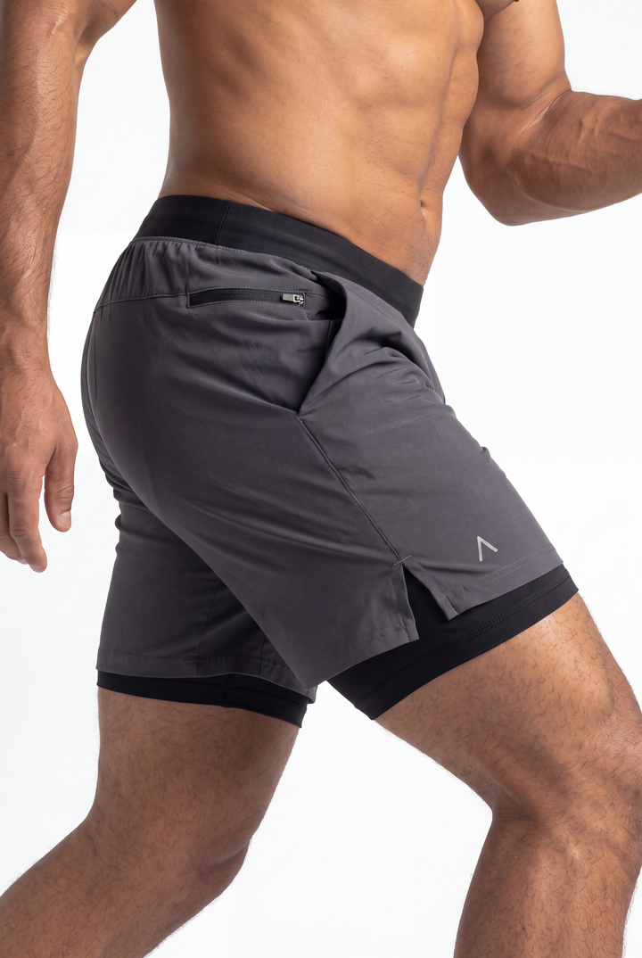 Runtech Short Grey
