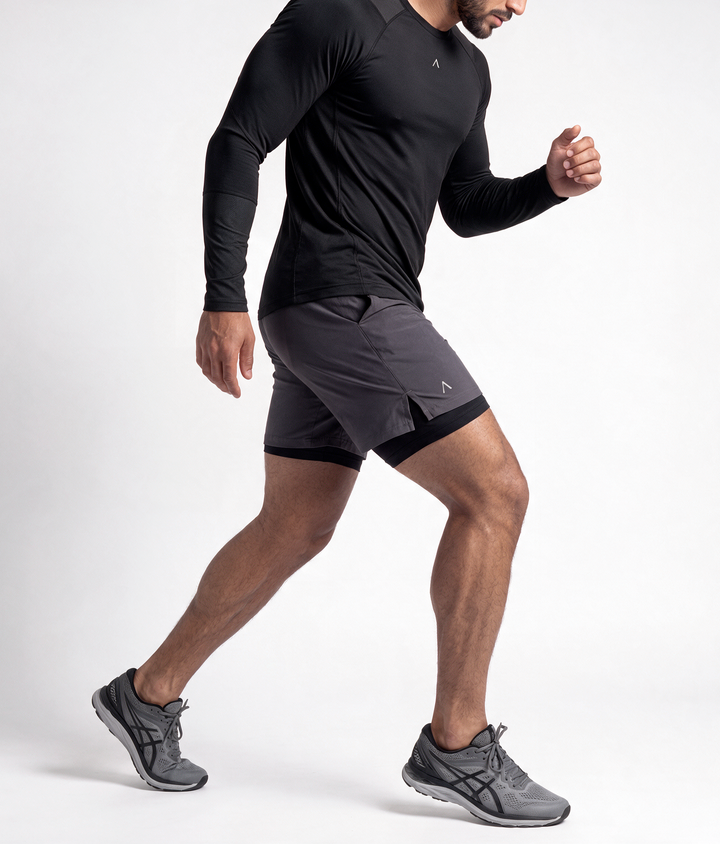 Runtech Short Grey