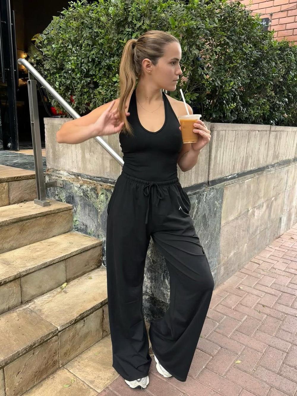 Comfy Set Oversize Black - Set Deportivo Mujer - Ropa deportiva mujer -Alphafit