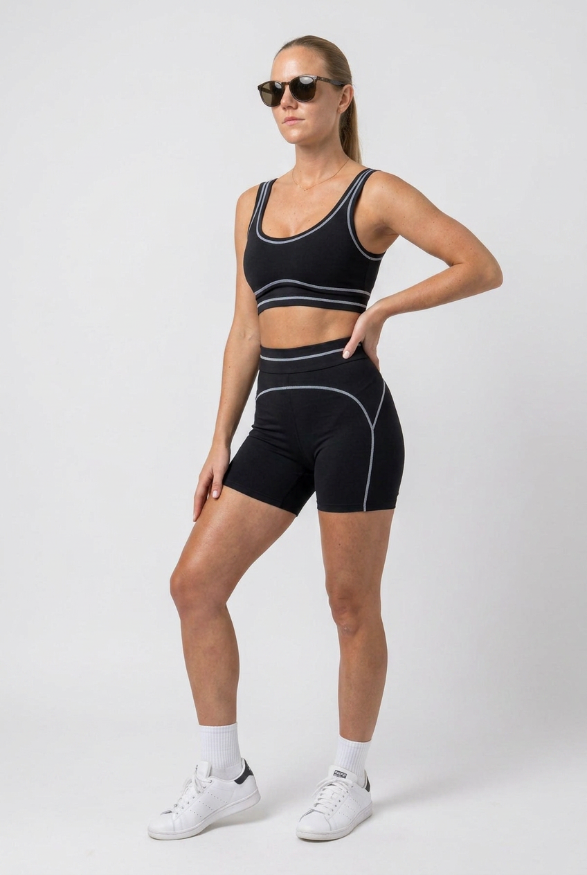 Energy Set Black - Set Deportivo Mujer - Ropa deportiva mujer -Alphafit