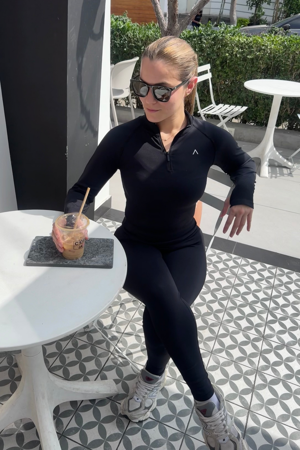 Infinite Set Black - Set Deportivo Mujer - Ropa deportiva mujer -Alphafit