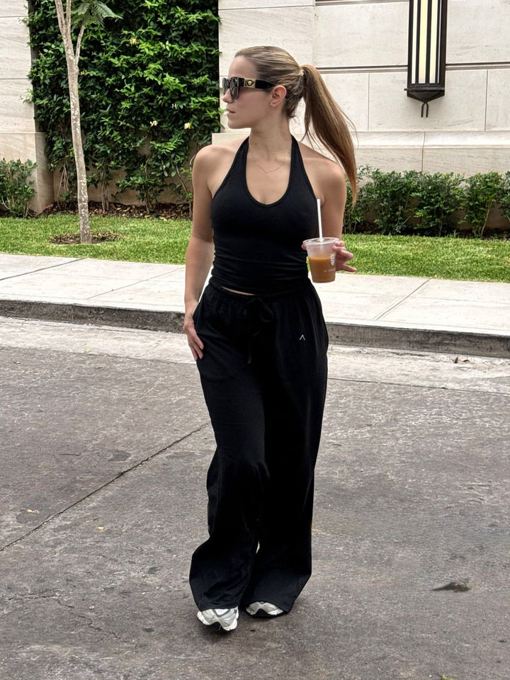 Comfy Set Oversize Black - Set Deportivo Mujer - Ropa deportiva mujer -Alphafit