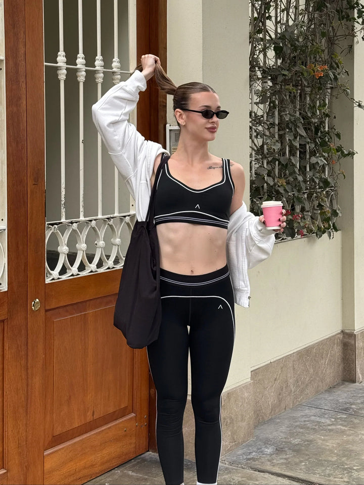 Air Set Black - Set Deportivo Mujer - Ropa deportiva mujer -Alphafit
