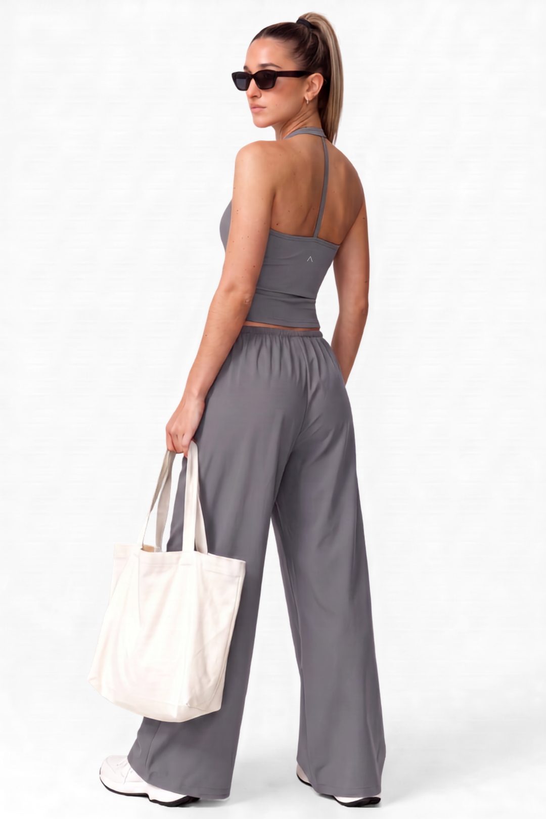 Comfy Set Oversize Grey - Set Deportivo Mujer - Ropa deportiva mujer -Alphafit