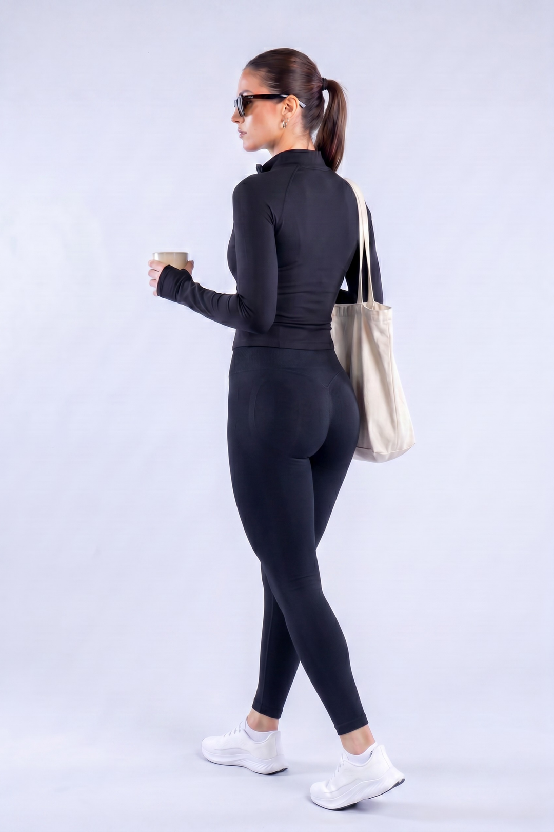 Infinite Set Black - Set Deportivo Mujer - Ropa deportiva mujer -Alphafit