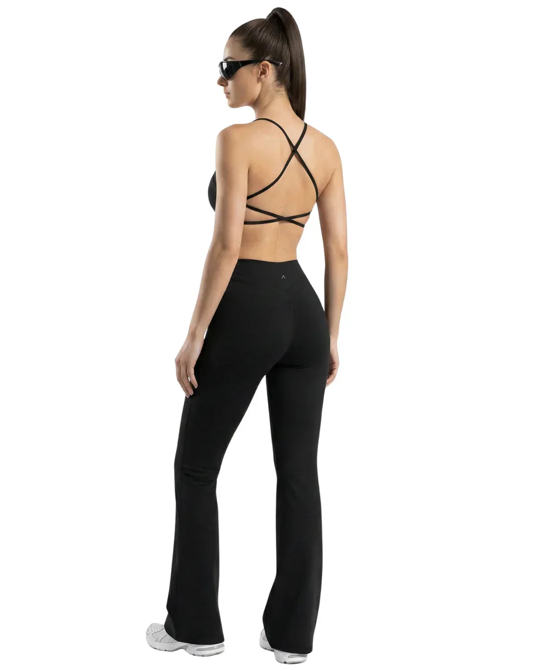 Air Flare Set Black - Set Deportivo Mujer - Ropa deportiva mujer -Alphafit